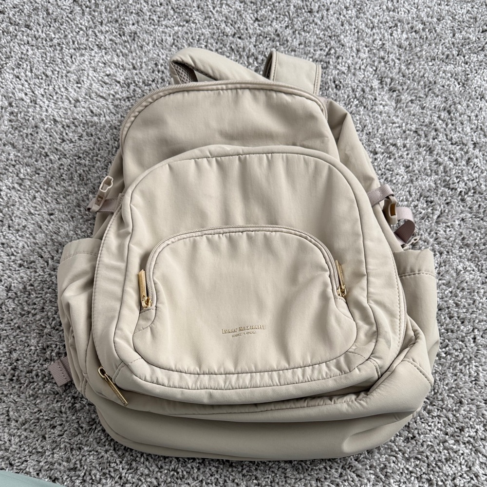 Isaac mizrahi viral backpack Beige Backpack